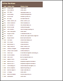 DOWRA Member Directory 2012